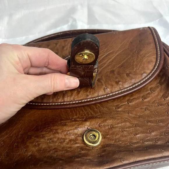 Carryland USA Faux Croc Satchel Purse Vintage - Picture 8 of 15